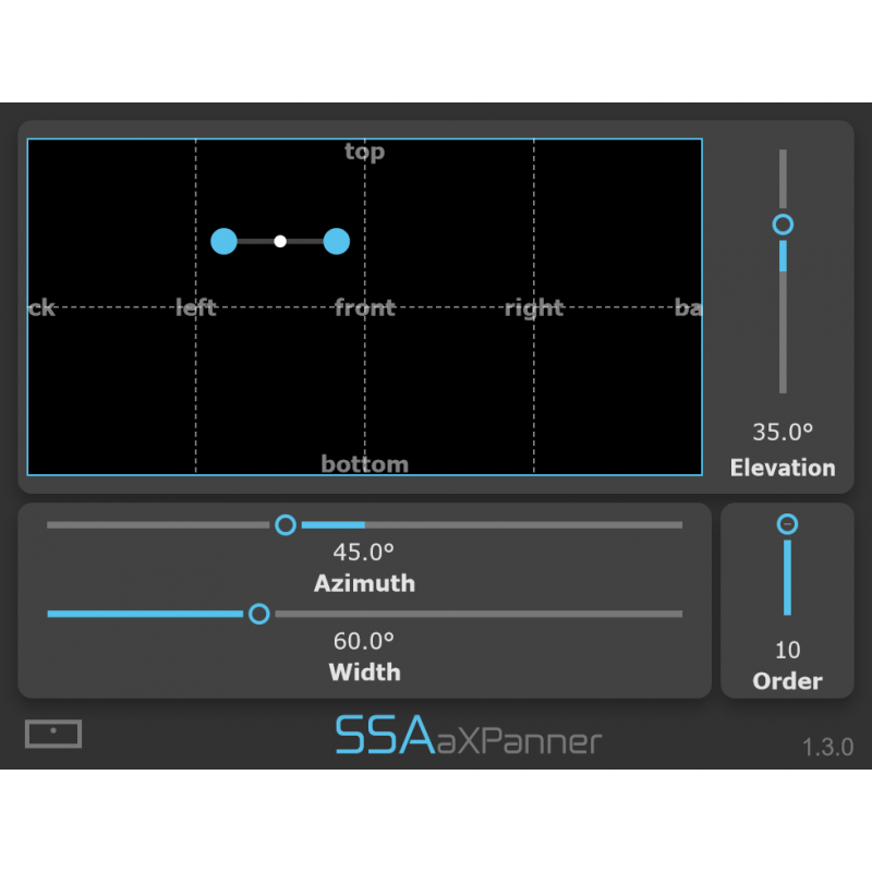 SSA Plugins aXPanner Wtyczka VST - 1 - Efekty (wtyczki VST, VSTi, TDM, RTAS itp.)) - SSA Plugins aXPanner Wtyczka VST