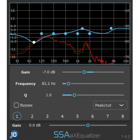 SSA Plugins aXEqualizer Wtyczka VST - 1 - Efekty (wtyczki VST, VSTi, TDM, RTAS itp.)) - SSA Plugins aXEqualizer Wtyczka VST
