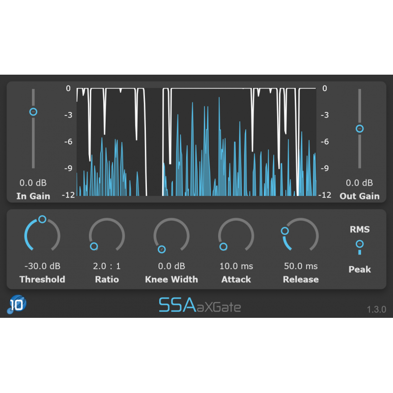 SSA Plugins aXGate Wtyczka VST - 1 - Efekty (wtyczki VST, VSTi, TDM, RTAS itp.)) - SSA Plugins aXGate Wtyczka VST