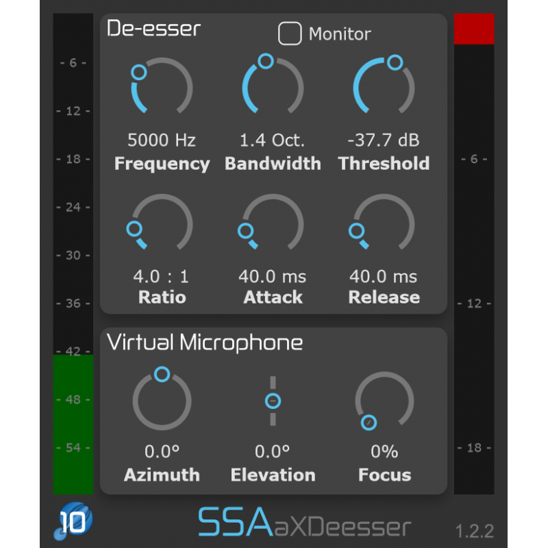 SSA Plugins aXDeesser Wtyczka VST - 1 - Efekty (wtyczki VST, VSTi, TDM, RTAS itp.)) - SSA Plugins aXDeesser Wtyczka VST