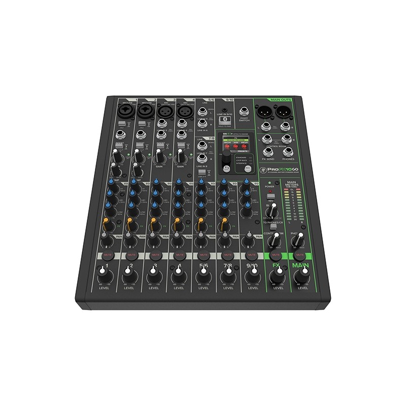 Mackie ProFX10 GO - Mikser analogowy 10-kanałowy