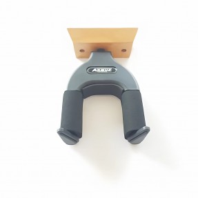 Akmuz WGB-1BK wieszak gitarowy na ścianę z blokadą - 2 - Uchwyty gitarowe - Akmuz WGB-1BK wieszak gitarowy na ścianę z blokadą