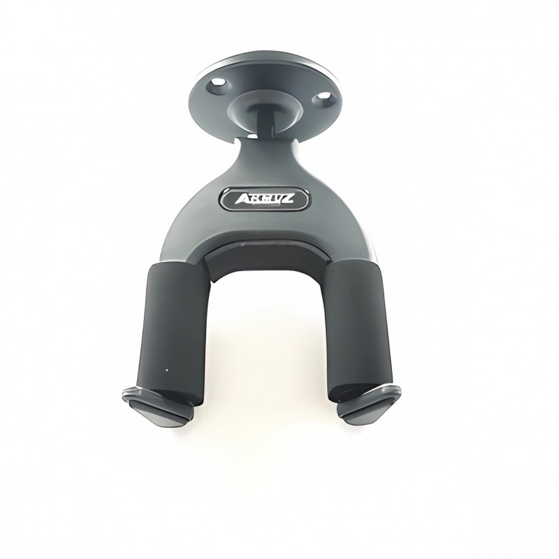 Akmuz WGB-2BK wieszak gitarowy na ścianę z blokadą - 2 - Uchwyty gitarowe - Akmuz WGB-2BK wieszak gitarowy na ścianę z blokadą