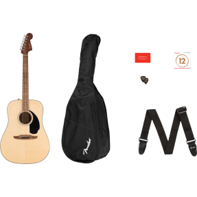Fender California Standard Redondo Pack Natural - Gitara akustyczna zestaw gitarowy - 1 - Gitary akustyczne - Zestaw gitarowy Fe