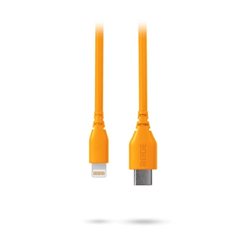 Rode SC21 Orange - Kabel USB-C - Lightning 0.3m