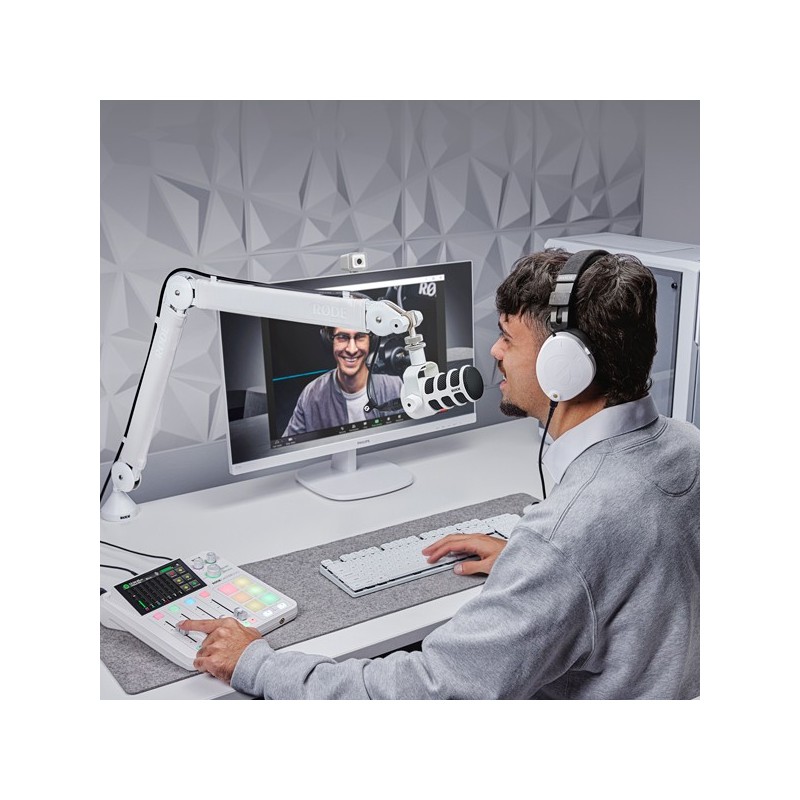 Rode PSA1+ White  - Radiowy uchwyt mikrofonowy