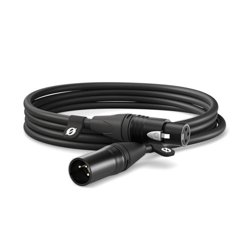 Rode XLR-CABLE 3 czarny - Kabel mikrofonowy 3m