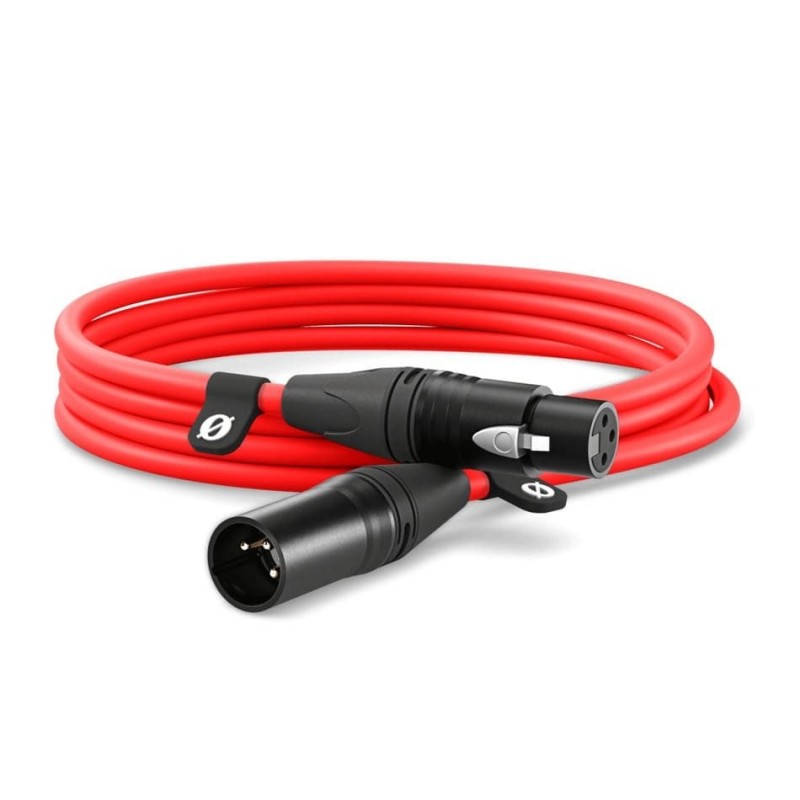 Rode XLR-CABLE 3R czerwony - Kabel mikrofonowy 3m