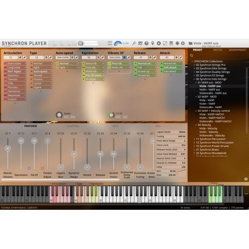 Vienna Symphonic Library Synchron Solo Viola (Standard Library) Instrument wirtualny VST - 4 - Instrumenty wirtualne - Vienna Sy