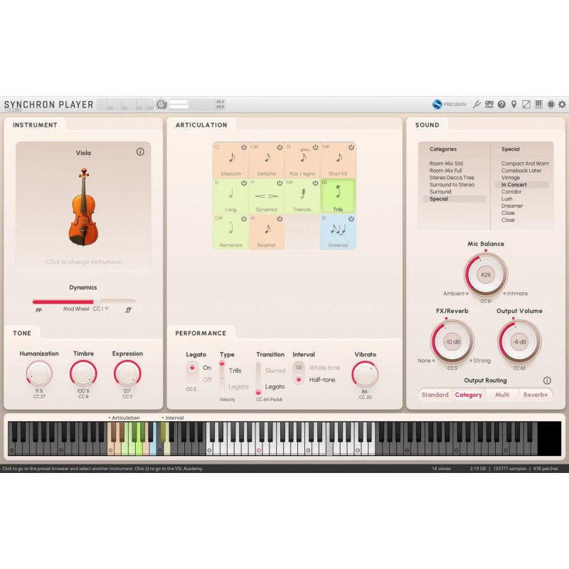 Vienna Symphonic Library Synchron Solo Viola (Standard Library) Instrument wirtualny VST - 6 - Instrumenty wirtualne - Vienna Sy