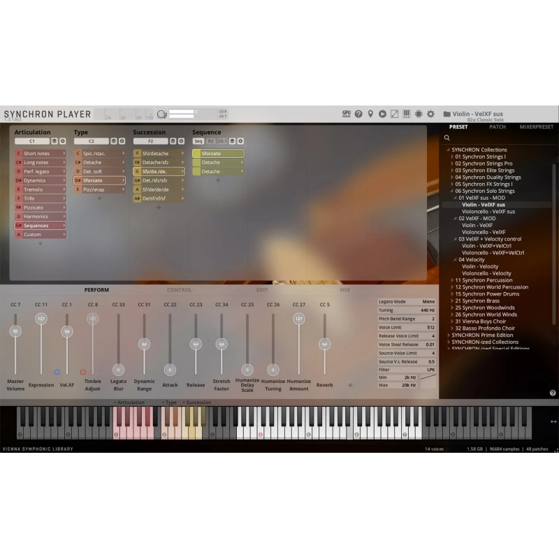 Vienna Symphonic Library Synchron Solo Violin 1 (Standard Library) Instrument wirtualny VST - 4 - Instrumenty wirtualne - Vienna