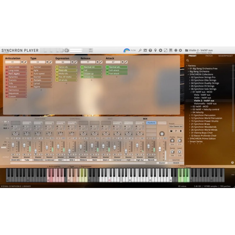 Vienna Symphonic Library Synchron Solo Violin 2 (Standard Library) Instrument wirtualny VST - 3 - Instrumenty wirtualne - Vienna