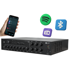 Laudio MultiTask 350W WiFi - Wzmacniacz strefowa 100V - 1 - Wzmacniacze instalacyjne - Laudio MultiTask 350W WiFi - Wzmacniacz s