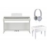 Pianino cyfrowe Yamaha YDP-145 WH + słuchawki i ława
