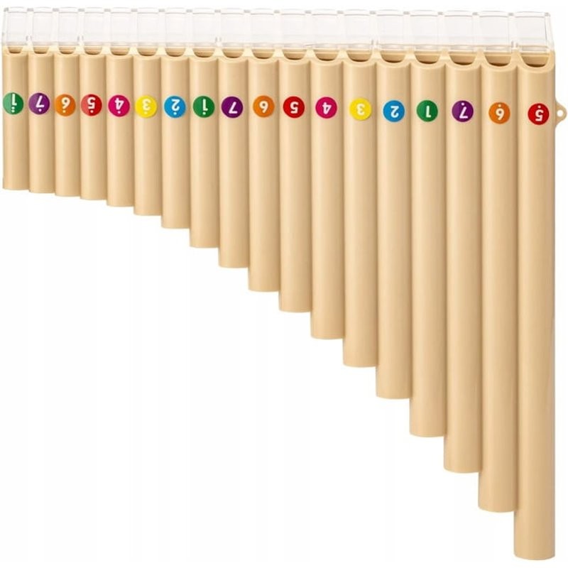 Ambra FP-18 Fletnia Pana Beżowa 18-tonowa - 2 - Dęte - Fletnia Pana FP-18 to instrument muzyczny, dobrze wykonany, estetyczny z 