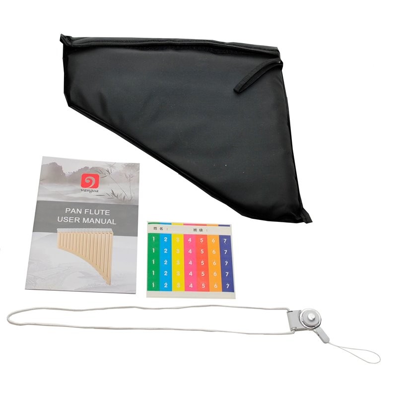 Ambra FP-18 Fletnia Pana Beżowa 18-tonowa - 3 - Dęte - Fletnia Pana FP-18 to instrument muzyczny, dobrze wykonany, estetyczny z 