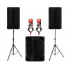 Zestaw nagłośnieniowy LD Systems ICOA, 2x kolumna ICOA12APRO, 1x subwoofer ICOASUB21APRO, 2x statyw, 2x kabel