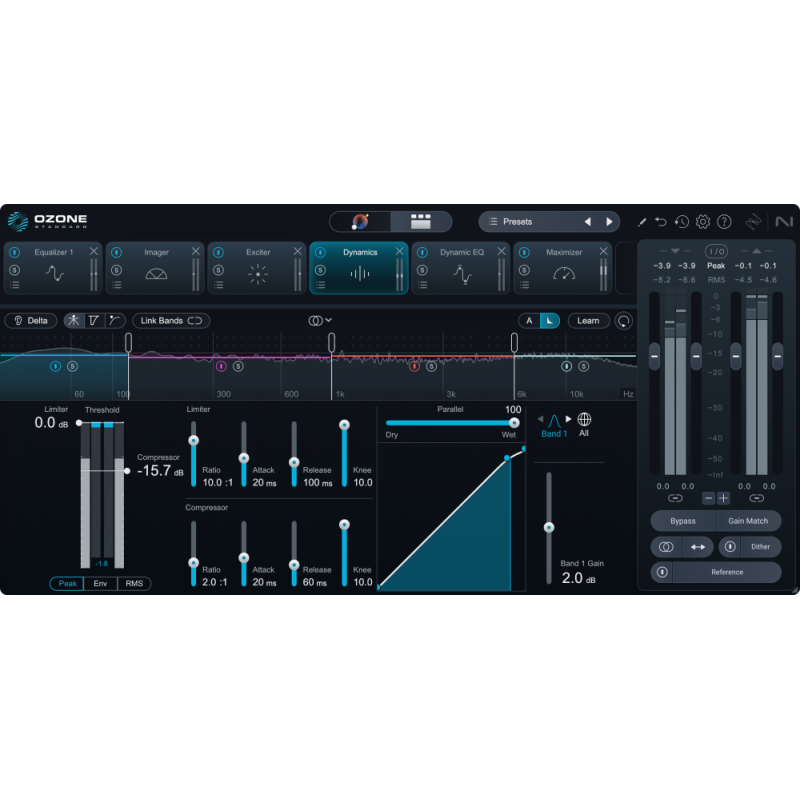 iZotope Ozone 12 Standard Wtyczka VST do masteringu - 4 - Efekty (wtyczki VST, VSTi, TDM, RTAS itp.)) - Stwórz doskonałe wrażeni