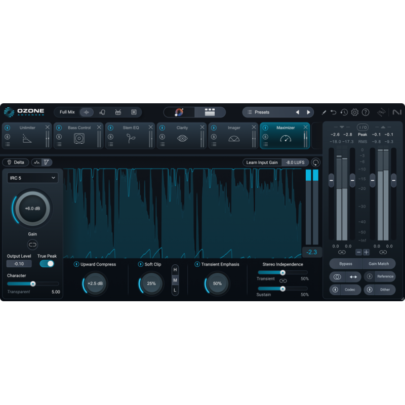 iZotope Ozone 12 Advanced Wtyczka VST do masteringu - 5 - Efekty (wtyczki VST, VSTi, TDM, RTAS itp.)) - 