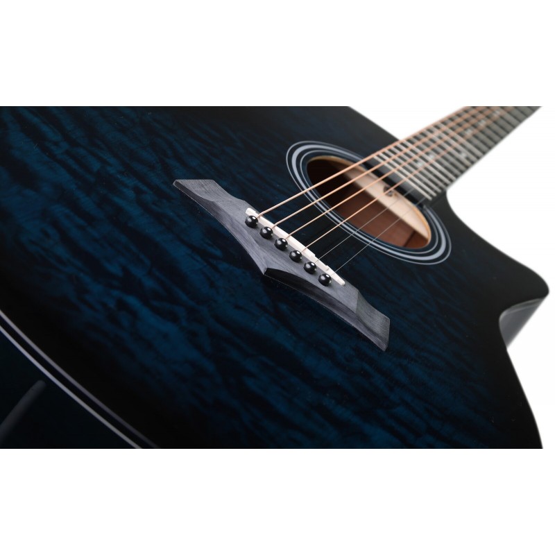 Arrow Dune Series Blue - gitara akustyczna - 9 - Gitary akustyczne - Gitara Akustyczna Arrow Tiger Series Blue to solidna gitara