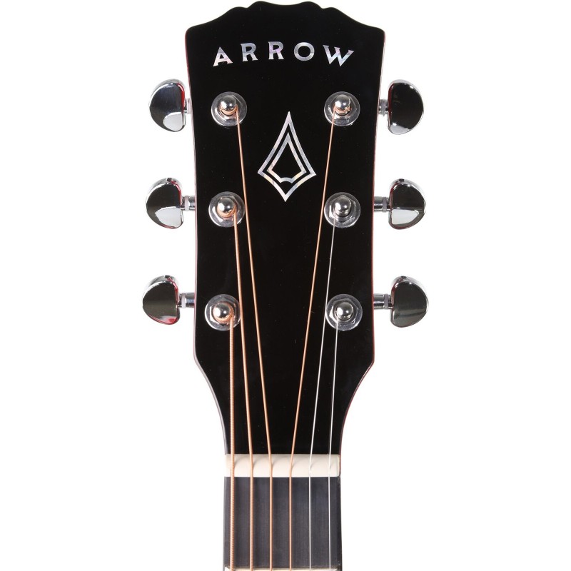 Arrow Dune Series Red - gitara akustyczna - 6 - Gitary akustyczne - Gitara Akustyczna Arrow Dune Series Red to solidna gitara o 