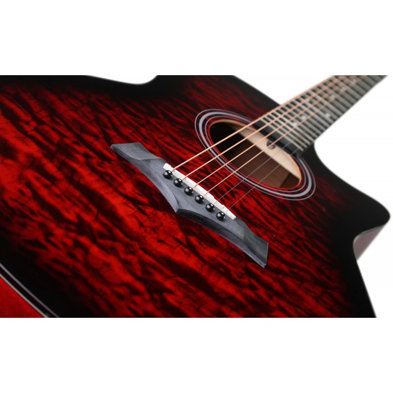 Arrow Dune Series Red - gitara akustyczna - 8 - Gitary akustyczne - Gitara Akustyczna Arrow Dune Series Red to solidna gitara o 