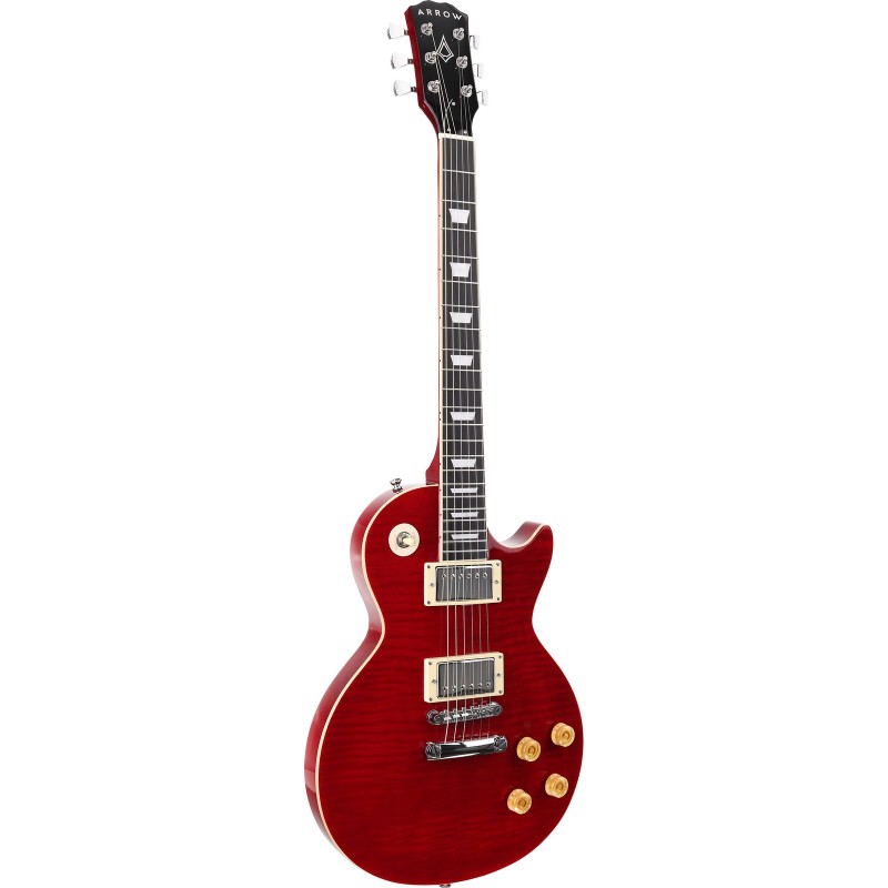 Arrow Riffster LP 22 Flame Burst RD Rosewood/Cream gitara elektryczna - 2 - Gitary elektryczne - Gitara elektryczna Arrow Riffst