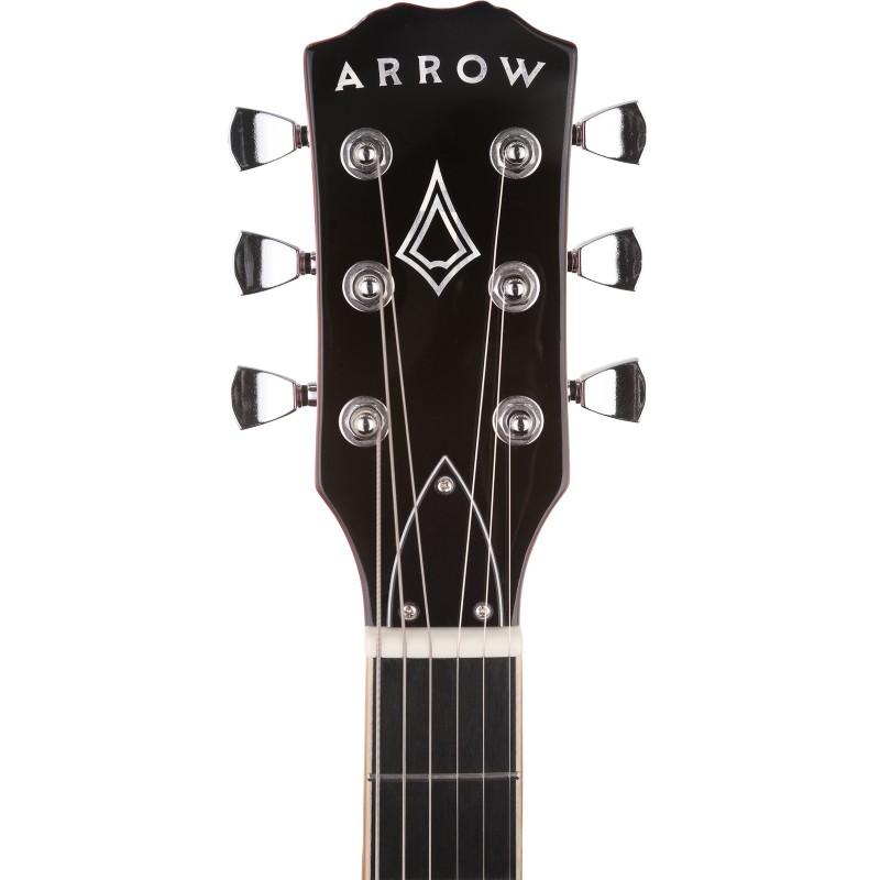 Arrow Riffster LP 22 Flame Burst RD Rosewood/Cream gitara elektryczna - 7 - Gitary elektryczne - Gitara elektryczna Arrow Riffst