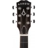 Arrow Riffster LP 22 Flame Burst RD Rosewood/Cream gitara elektryczna - 7 - Gitary elektryczne - Gitara elektryczna Arrow Riffst