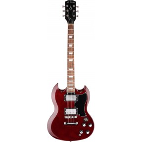 Arrow Twincut SG22 Cherry Pie Rosewood/Black Gitara elektryczna - 1 - Gitary elektryczne - Arrow Twincut SG22 to elektryk skrojo