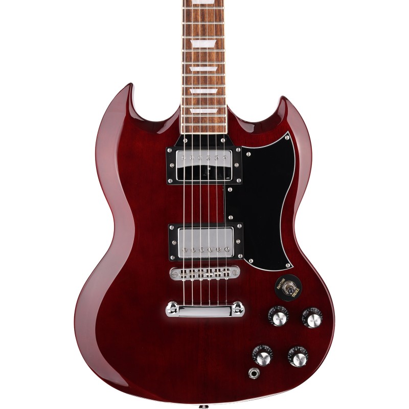 Arrow Twincut SG22 Cherry Pie Rosewood/Black Gitara elektryczna - 5 - Gitary elektryczne - Arrow Twincut SG22 to elektryk skrojo
