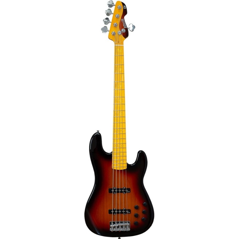 Markbass MB GV 5 Gloxy 3-Tone Sunburst CR MP - Gitara basowa