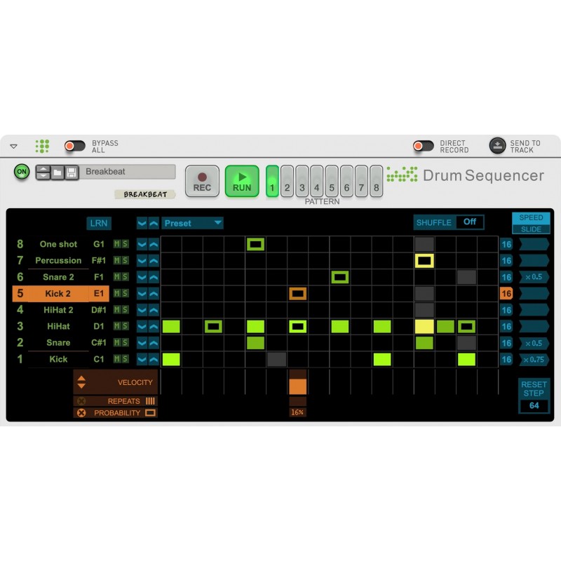 Propellerhead Drum Sequencer Wtyczka VST - 1 - Wtyczki perkusyjne VST - Propellerhead Drum Sequencer Wtyczka VST