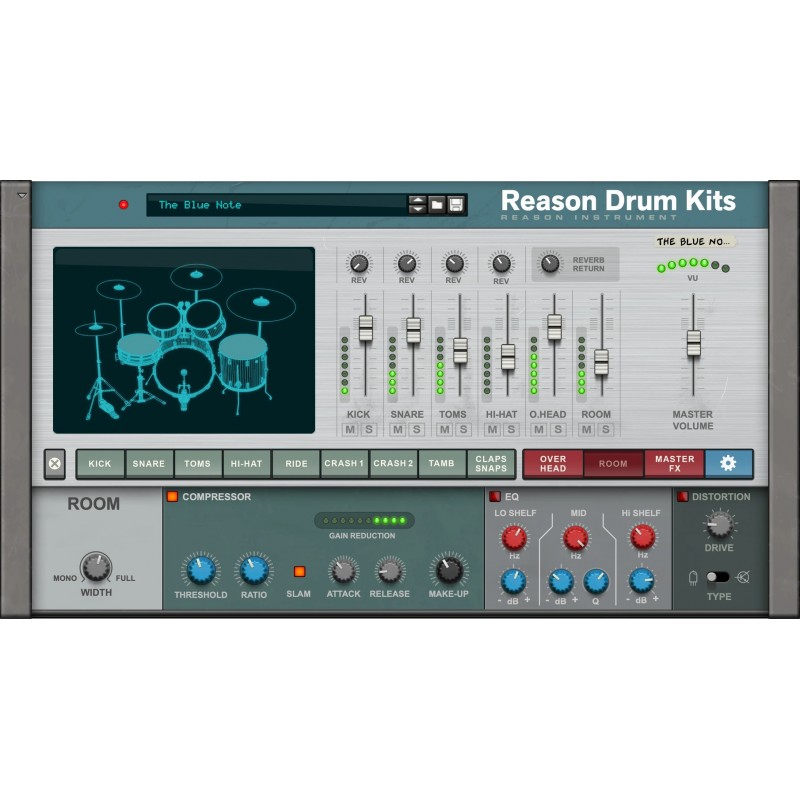 Propellerhead Reason Drum Kits Drum Rack VST - 1 - Wtyczki perkusyjne VST - Propellerhead Reason Drum Kits Drum Rack VST