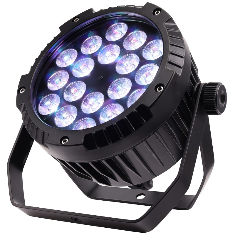 Fractal Lights OPTIRAY 18x18W RGBWA UV 6in1 LED IP65 Waterproof - Reflektor LED - 1 - Reflektory PAR LED - Fractal Lights OPTIRA