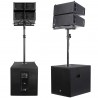 V-Tone LA 615 - Aktywny system nagłośnienia Line Arrays 1000W RMS