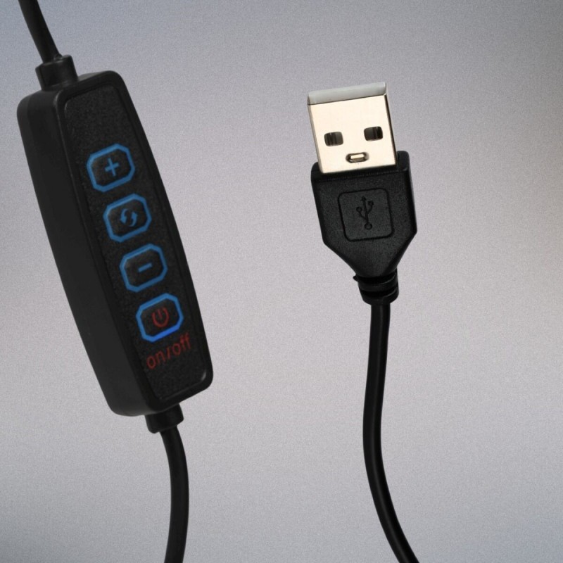 Suprimo DLS - Biurkowy statyw z lampą pierścieniową