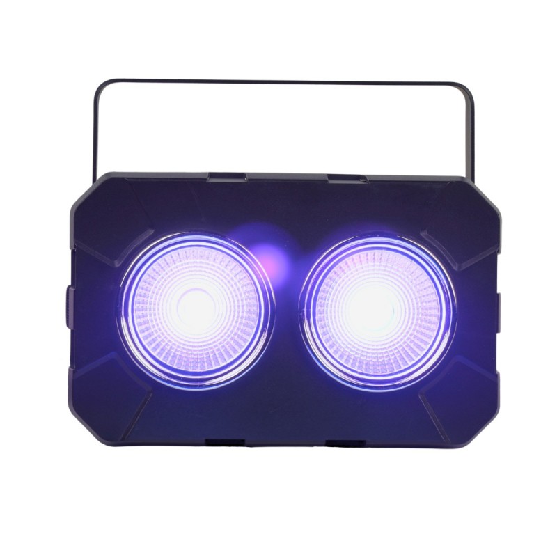 Light4Me UV Cannon - Blinder sceniczny 2x50W UV COB LED