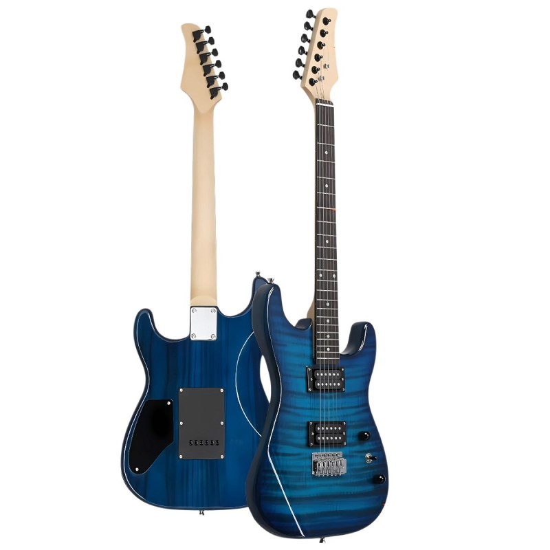 V-Tone EGW 39 BL - Gitara elektryczna 4/4 Stratocaster zestaw