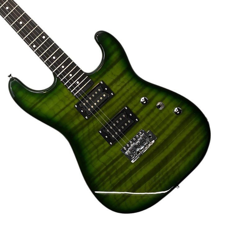 V-Tone EGW 39 GR - Gitara elektryczna 4/4 Stratocaster zestaw