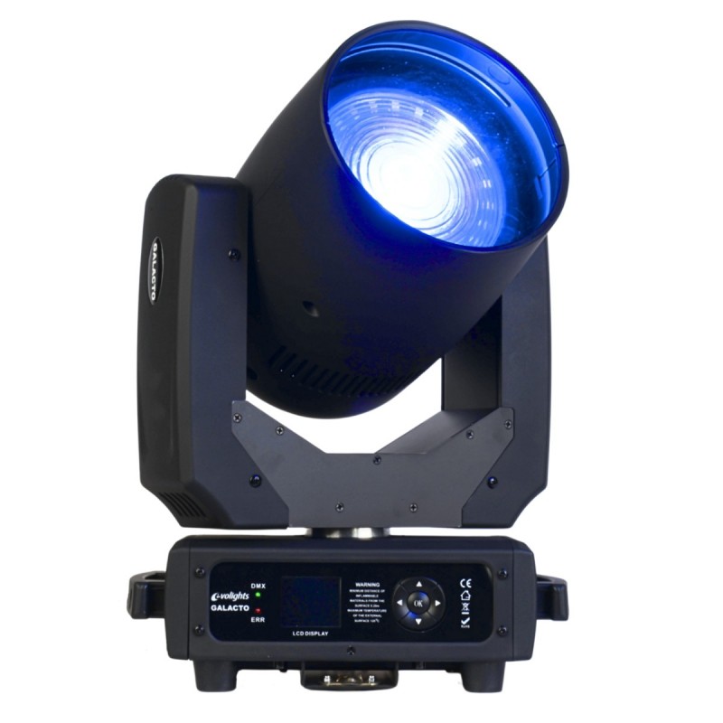 Evolights Galacto - Głowa ruchoma Beam Wash 120W RGBL LED + 24x0,1W RGB SMD5050 LED