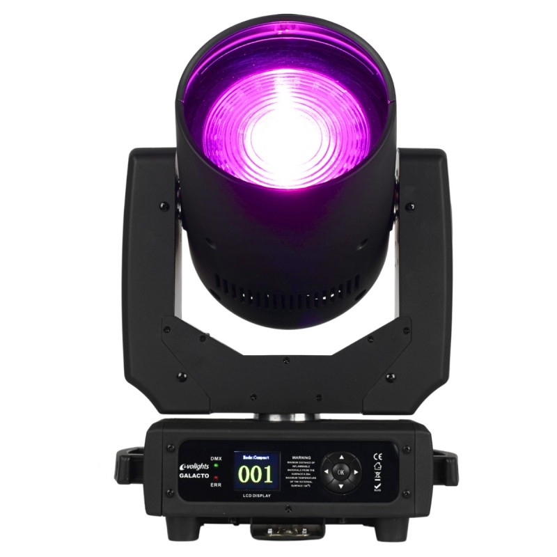 Evolights Galacto - Głowa ruchoma Beam Wash 120W RGBL LED + 24x0,1W RGB SMD5050 LED