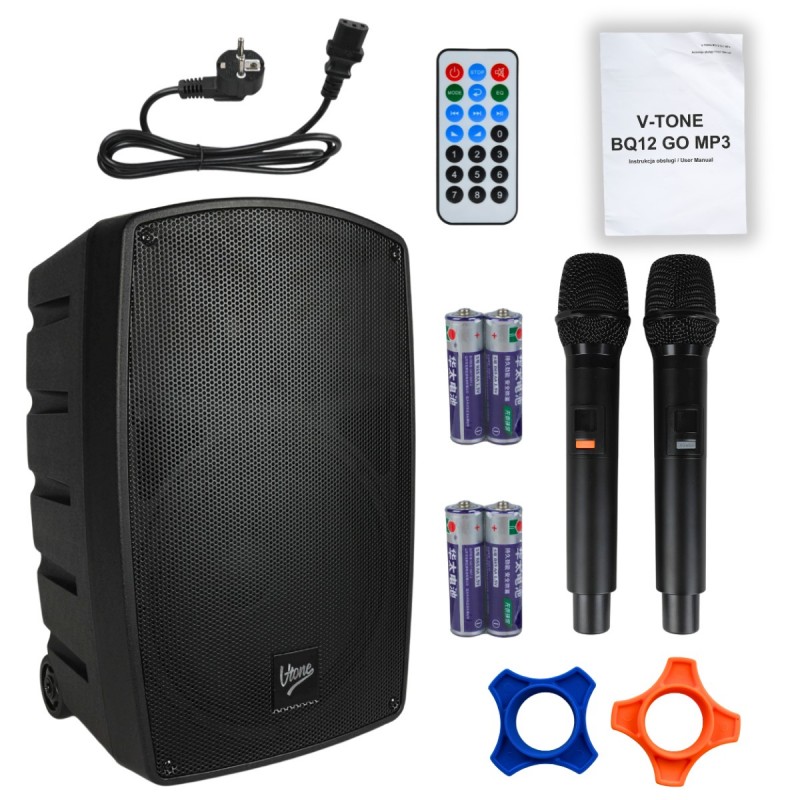 V-Tone BQ12 GO MP3 - Kolumna aktywna akumulatorowa z Bluetooth