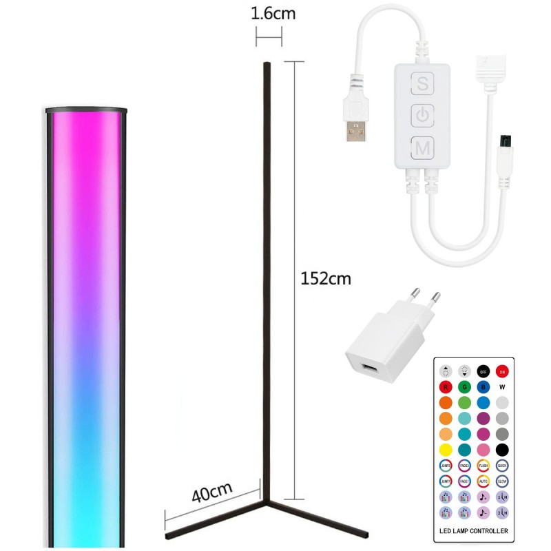 Light4Me Wall Pole 1 - Lampa podłogowa RGB LED