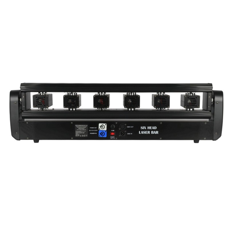 Evolights Laser M-Bar - Listwa laserowa ruchoma oświetlenie estradowe 3W RGB DMX