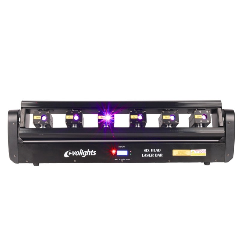 Evolights Laser M-Bar - Listwa laserowa ruchoma oświetlenie estradowe 3W RGB DMX