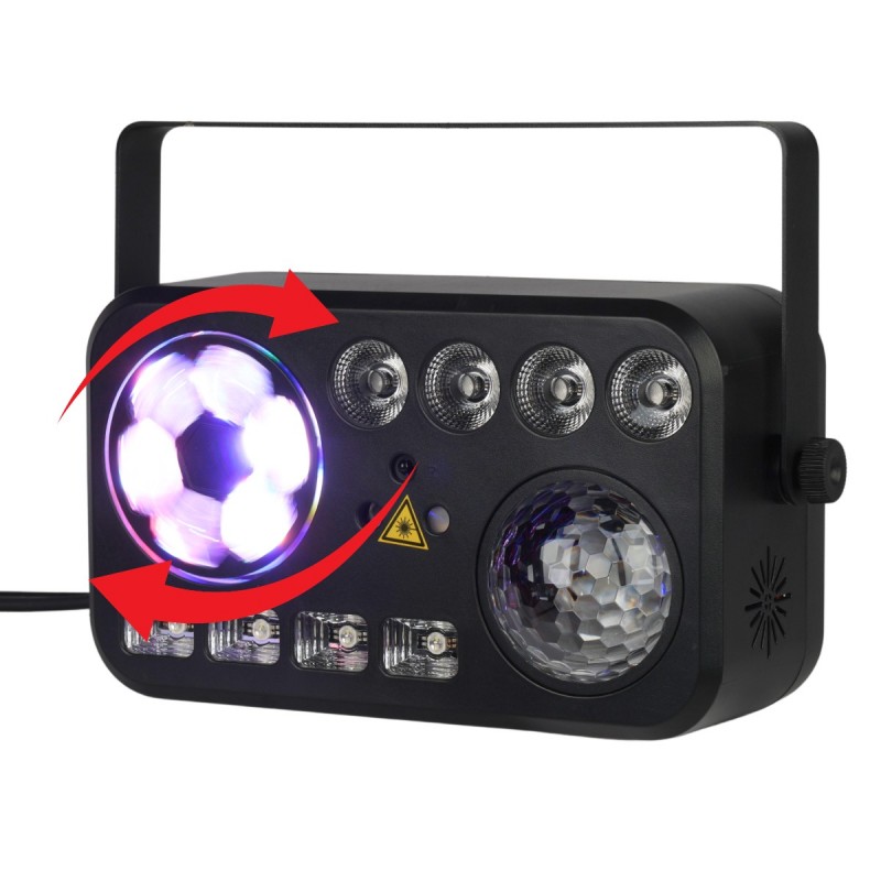 Light4Me Party V - Multiefekt świetlny 6w1