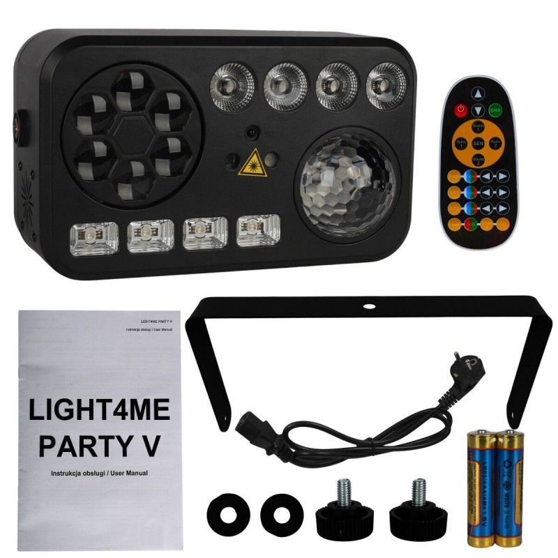 Light4Me Party V - Multiefekt świetlny 6w1