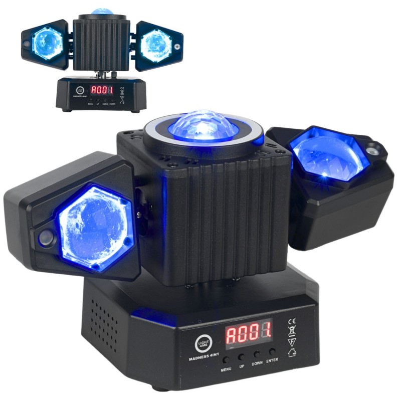 Light4Me Madness 4in1 - Multiefekt świetlny LED RGBW