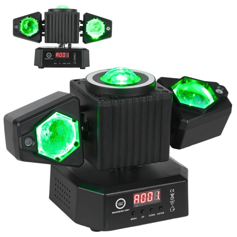 Light4Me Madness 4in1 - Multiefekt świetlny LED RGBW